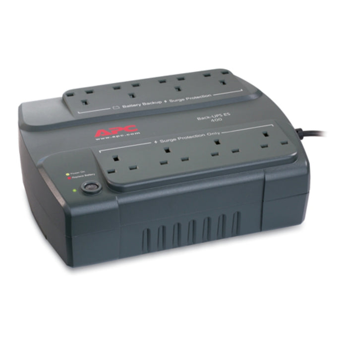 BE400-UK APC Back-UPS ES 400VA, 230V, 8 BS1363 outlets (4 surge)
