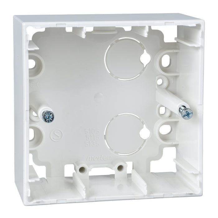 MTN510519 Surface-mounted housing, 1-gang, polar white, M-Arc, M-Smart, M-Plan