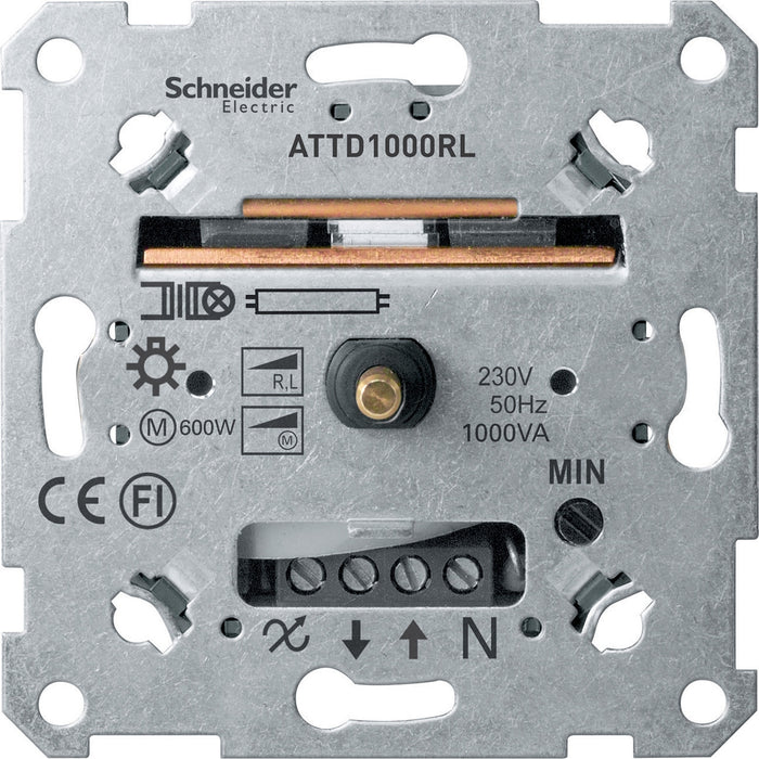 MTN5135-0000 Rotary dimmer for inductive load, 60-1000 VA, Merten