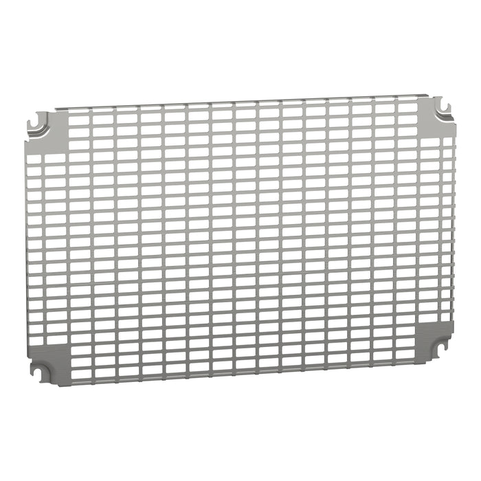 NSYMR46 Monobloc perforated plates H400xW600mm with universal perforations 11x26mm