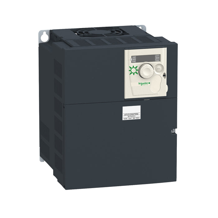 ATV312HU75N4412 variable speed drive ATV312 - 7.5kW - 18kVA - 269W - 380..500 V- 3-phase supply