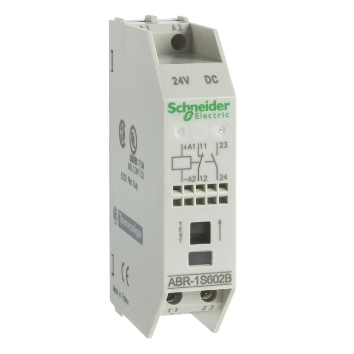 ABR1S402B output interface module - 17.5 mm - electromechanical - 24 V DC - 2 NO