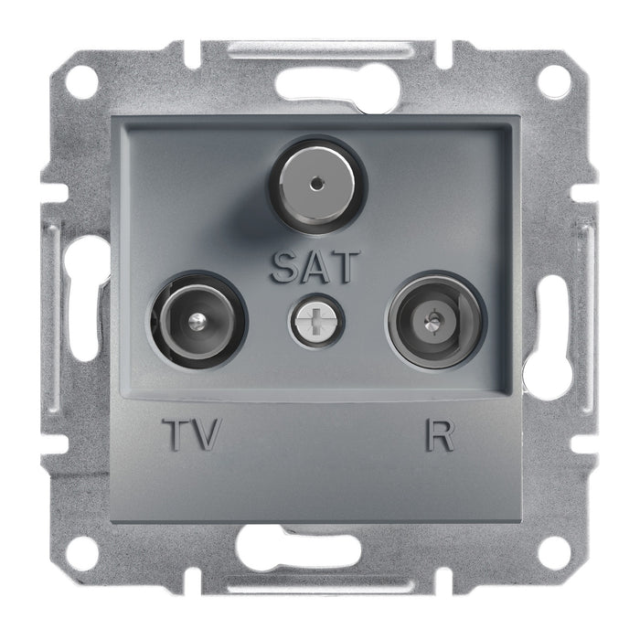 EPH3500262 Asfora, TV-R-SAT intermediate socket, 4dB, steel