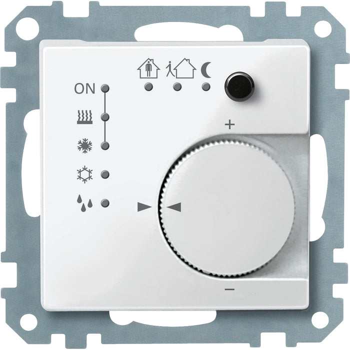 MTN616719 Thermostat, KNX, polar white, glossy, System M