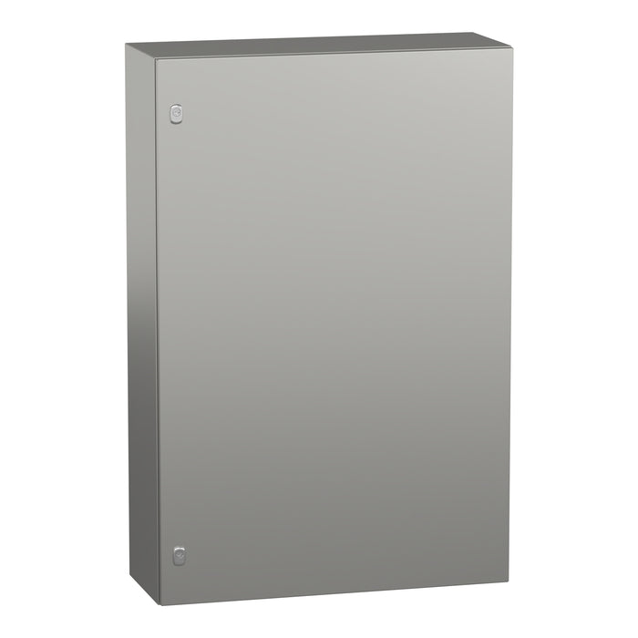 NSYS3X12830H Wall mounted enclosure, Spacial S3X, stainless steel 316L, plain door, 1200x800x300mm, IP66