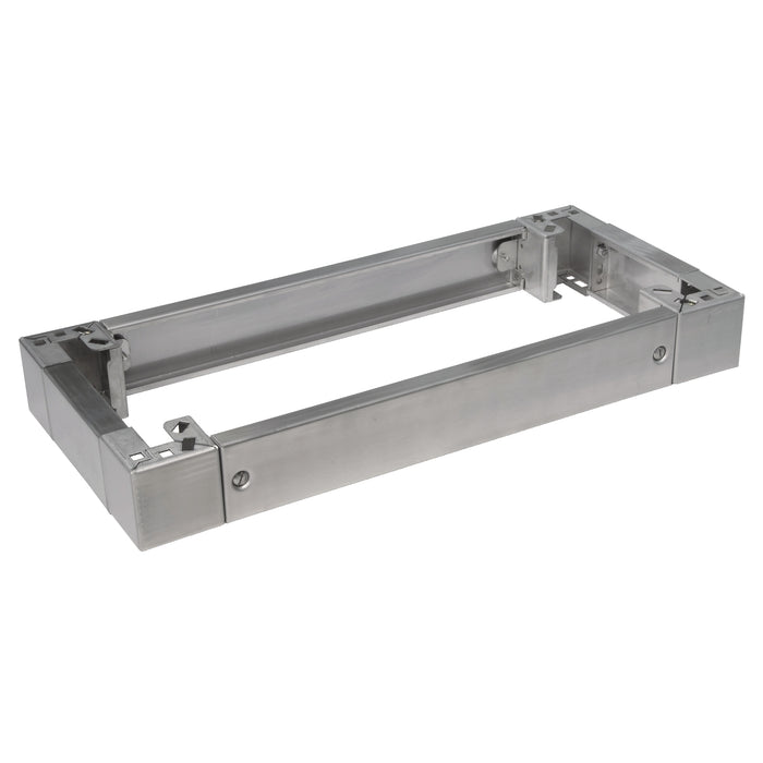 NSYSPXF8200H Stainless 316L Frontal kit plinth W800xH200. Add lateral kit for complete plinth