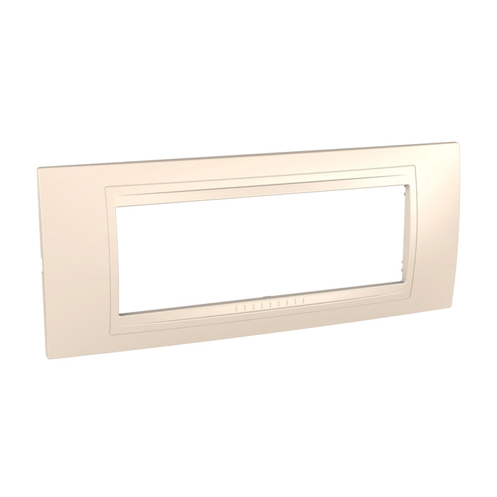 MGU4.106.59 Unica Allegro - cover frame - 6 modules - cream