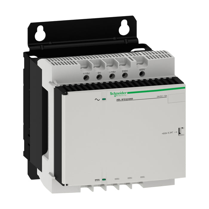 ABL8FEQ24060 rectified and filtered power supply - 1 or 2-phase - 400 V AC - 24 V - 6 A
