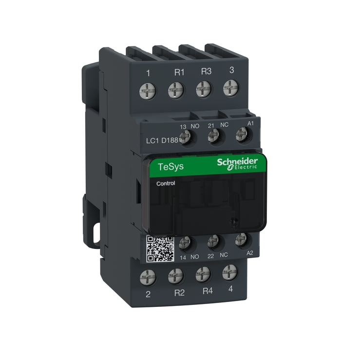 LC1D188P7 Contactor TeSys Deca, 4P(2NO+2NC),AC-1,&lt;=440V 32A,bobina de 230V CA