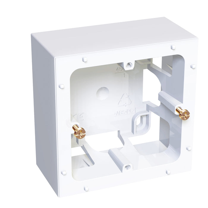 ALB44440 Altira - surface installation box - 1 func 45x45 - depth 40mm - polar white