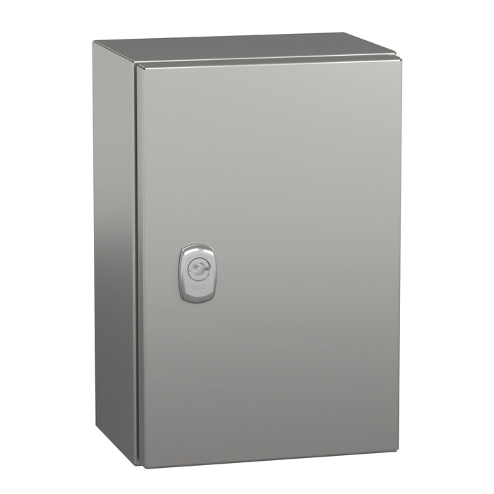 NSYS3X3215 Wall mounted enclosure, Spacial S3X, stainless steel 304L, plain door, 300x200x150mm, IP66