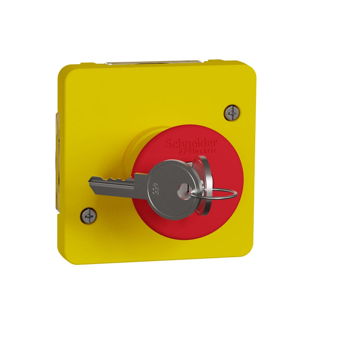 MUR35052 Mureva Styl - emergency switch - key to release - grey