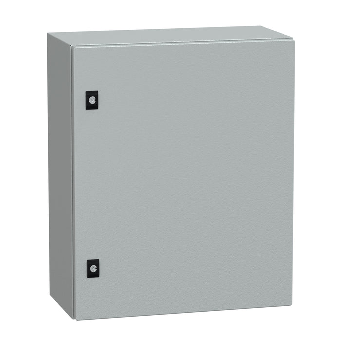 NSYCRN65250 Spacial CRN plain door w/o mount.plate. H600xW500xD250 IP66 IK10 RAL7035..