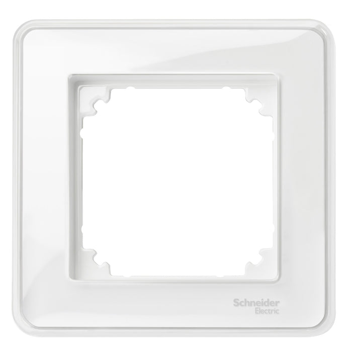 MTN4010-3500 Cover frame, Merten M-Creativ, 1 gang, transparent