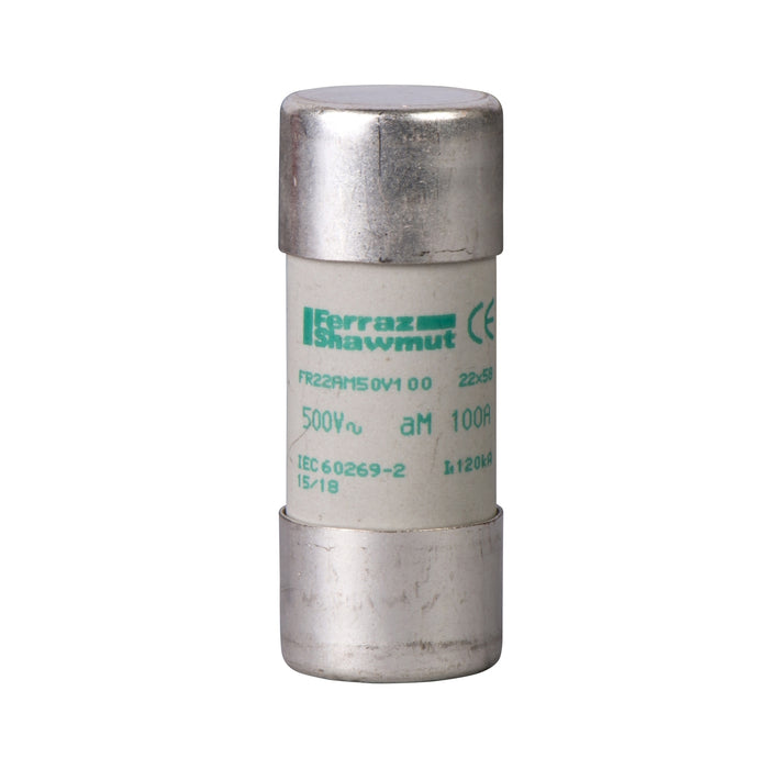 DF2FA40 NFC cartridge fuses, TeSys GS, cylindrical, 22mm x 58mm, fuse type aM, 690VAC, 40A, without striker