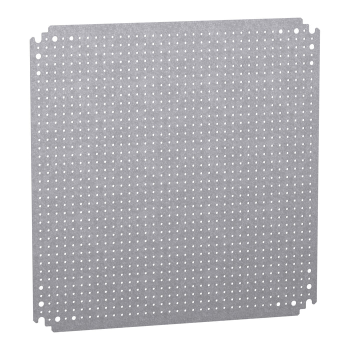 NSYMF55 Microperforated mounting plate H500xW500 w/holes diam 3,6mm on 12,5mm pitch