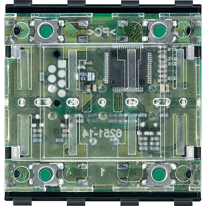 MTN625299 KNX push-button module, 2-gang, System M