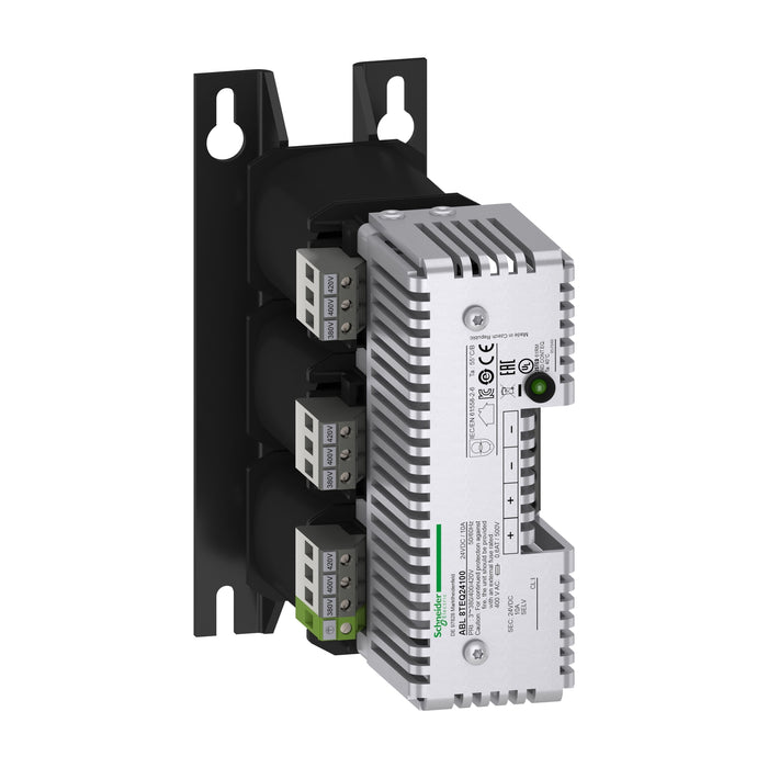 ABL8TEQ24100 rectified and filtered power supply - 3-phase - 400 V AC - 24 V - 10 A