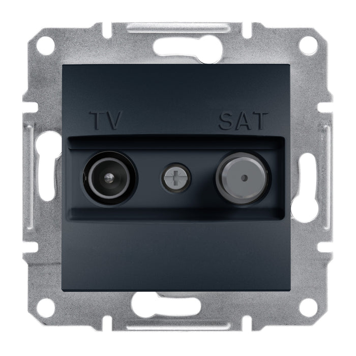 EPH3400471 Asfora, TV-SAT individual socket, 1dB, anthracite