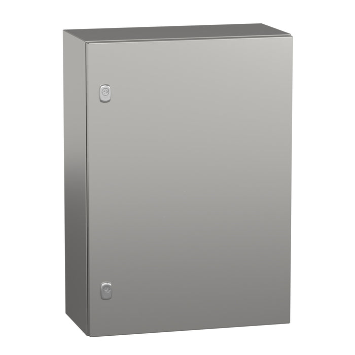 NSYS3X7525 Wall mounted enclosure, Spacial S3X, stainless steel 304L, plain door, 700x500x250mm, IP66