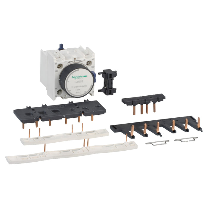 LAD91217 Kit for star delta starter assembling, for 3 x contactors LC1D09-D38 star identical, with timer block