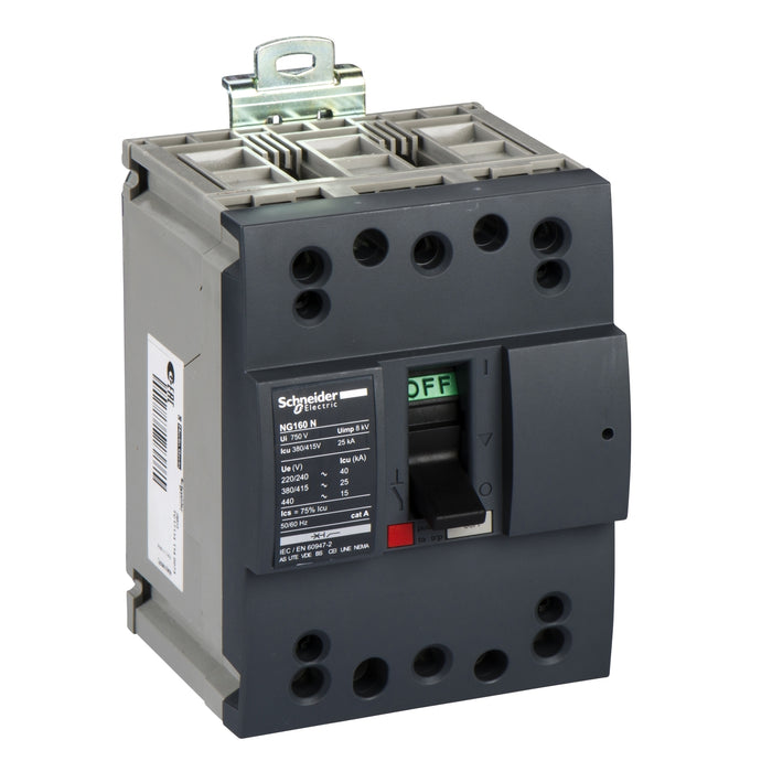 28623 circuit breaker NG160N - TMD - 80 A - 3 poles 3d