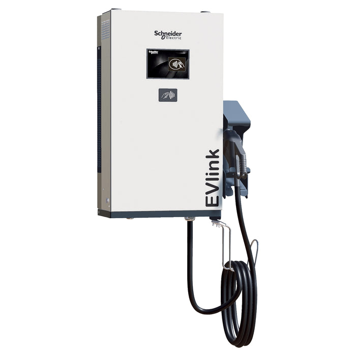 EVD1S24T0H Fast charging station, EVlink, DC fast charger, 24 kW, CHAdeMO connector, wall mount