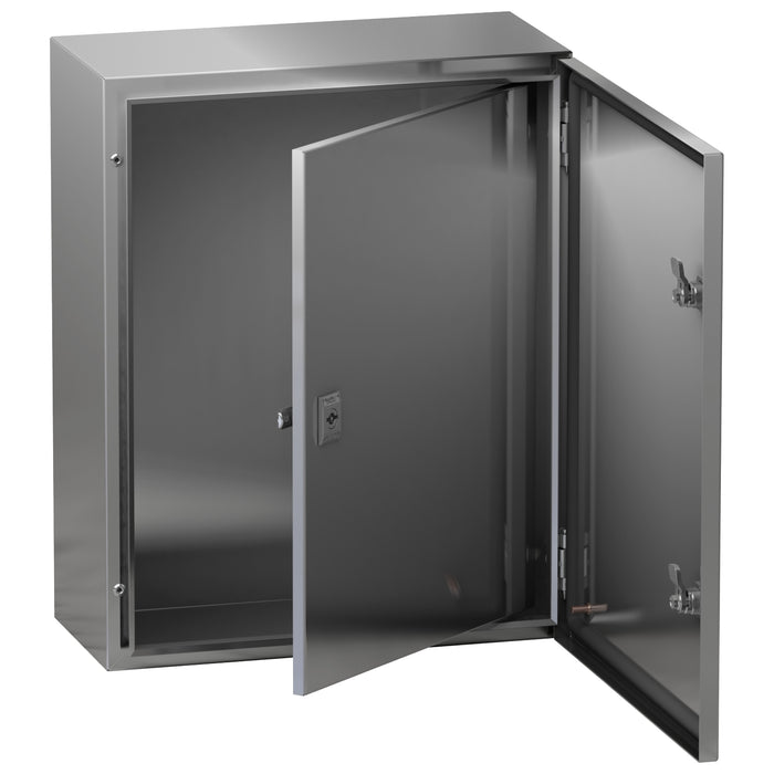 NSYPIN43 Internal door for Spacial WM encl. H400xW300 steel, RAL7035.Adjustable in depth