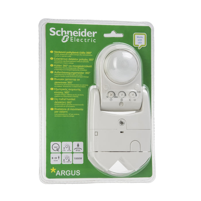 CCTR1PA08 ARGUS standard outdoor 360° - blister