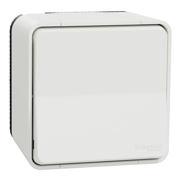 MUR39026 Mureva Styl - push-button - surface mounting - white