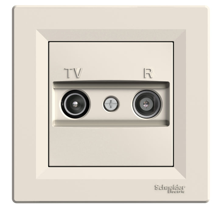 EPH3300223 Asfora, TV/R intermediate socket, 4dB, cream