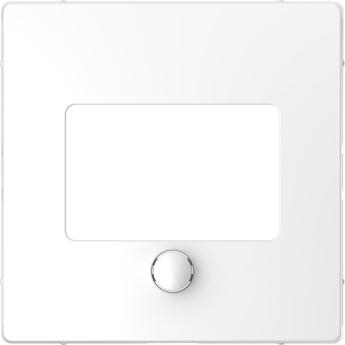 MTN5775-6035 Cover plate, Merten System M, for thermostat with touch display, lotus white