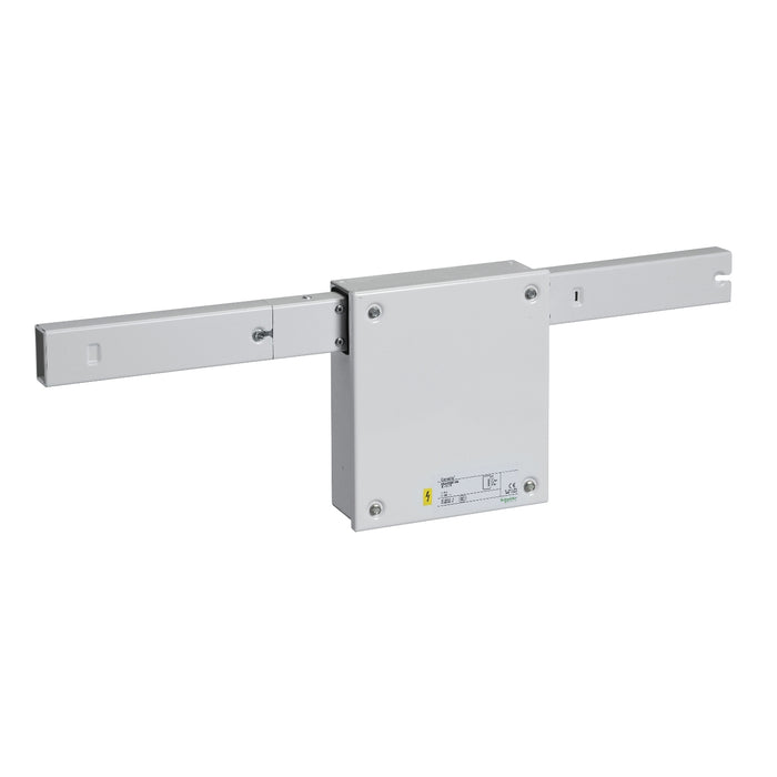 KBA40ABT4W End feed unit, Canalis KBA, 40A, central mounting, 1 circuit, 3L+N+PE, white RAL9003