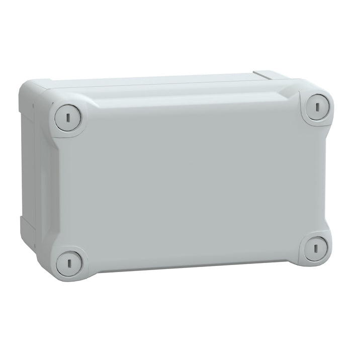 NSYTBS191210H ABS box IP66 IK07 RAL7035 Int.H175W105D100 Ext.H192W121D105 Opaque cover H40