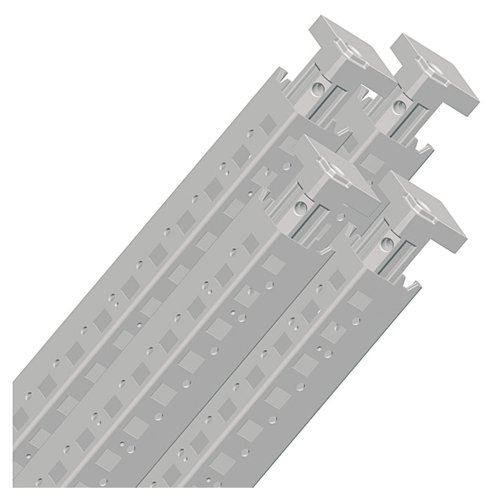 NSYSFV14 Set of 4 vertical uprights for Spacial SF enclosure. Height: 1400 mm. RAL 7035.