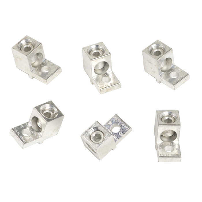 GS1AW303 Lug kit, TeSys GS,  100A, set of 6, for Disconnect Switch, 14 to 2/0AWG