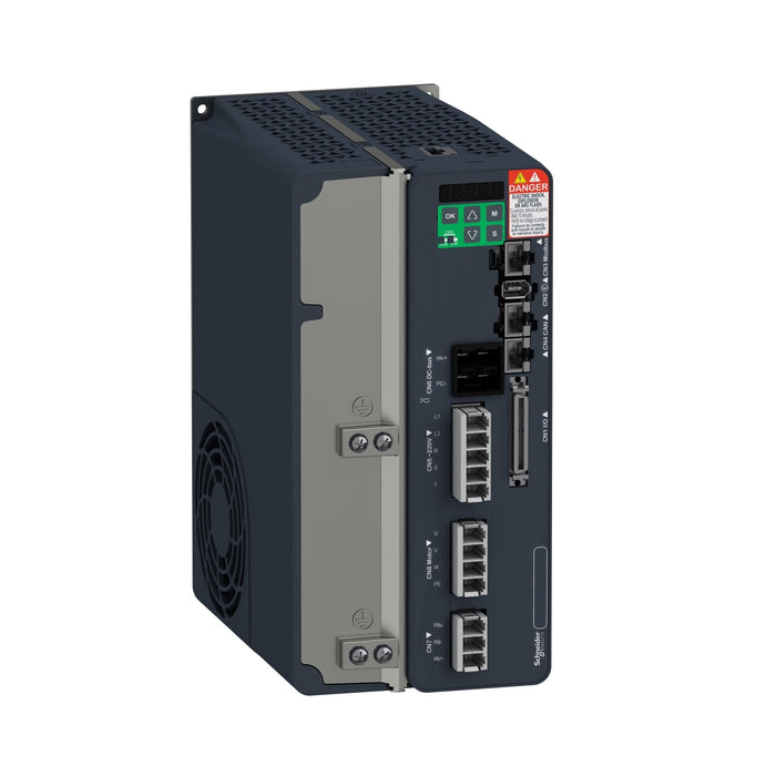 LXM28SU30M3X motion servo drive, Lexium 28, sercos, single and three phase 200...230 V, 3 kW