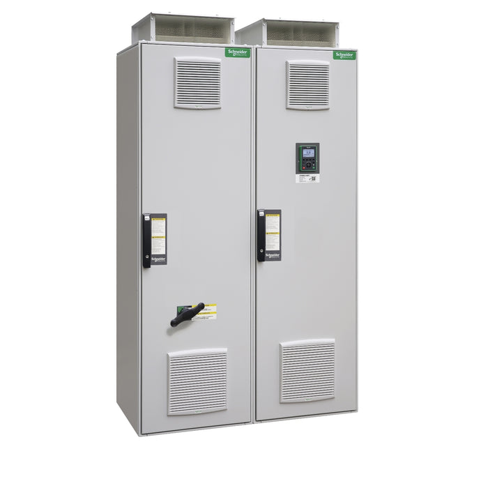 ATV660C56Q4X1 Variable speed drive, Altivar Process ATV600, Compact System ATV660, 560/450 kW, 400 V, IP23