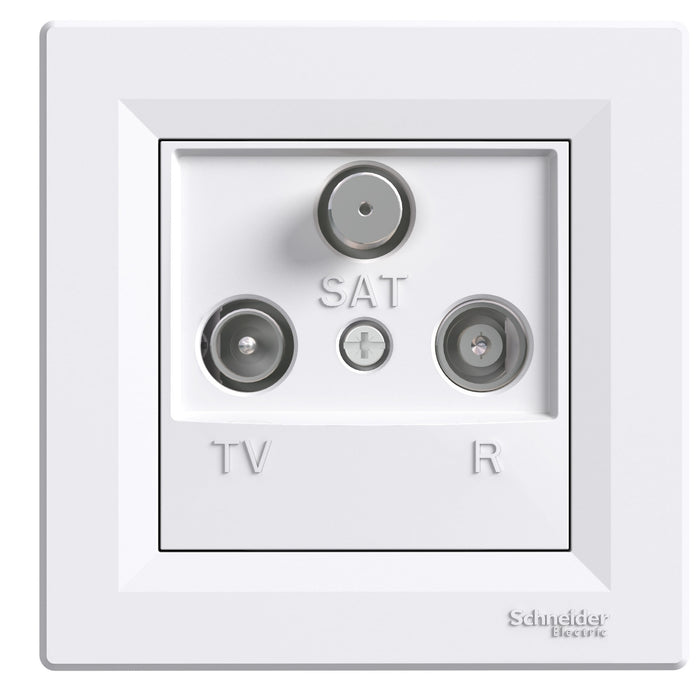 EPH3500121 Asfora, TV-R-SAT ending socket, 1dB, white