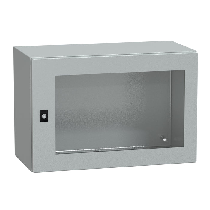 NSYCRN46300T Spacial CRN tspt door w/o mount.plate. H400xW600xD300 IP66 IK08 RAL7035..