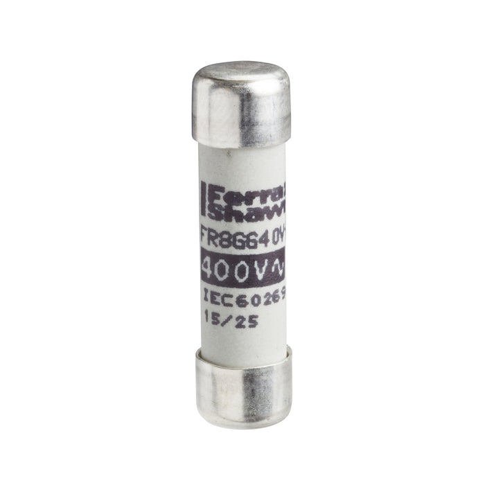 DF2CN02 NFC cartridge fuses, TeSys GS, cylindrical 10mm x 38mm, fuse type gG, 500VAC, 2A, without striker