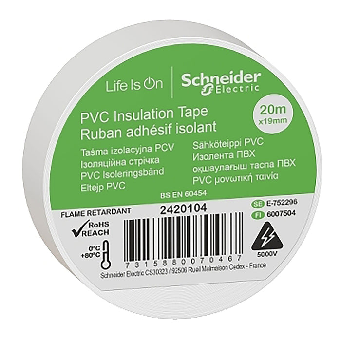 IMT38204 Thorsman - PVC INS. TAPE 15MMX10M - White