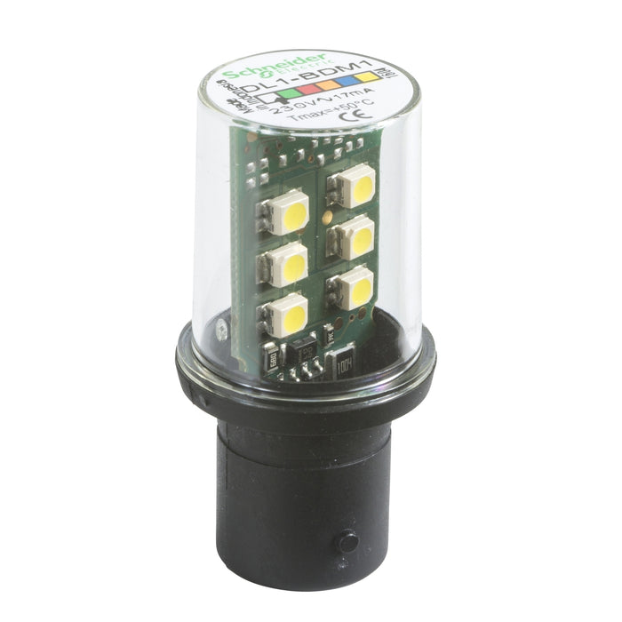 DL1BDM1 LED bulb, Harmony XVB, BA 15d, white, steady light, 230V AC