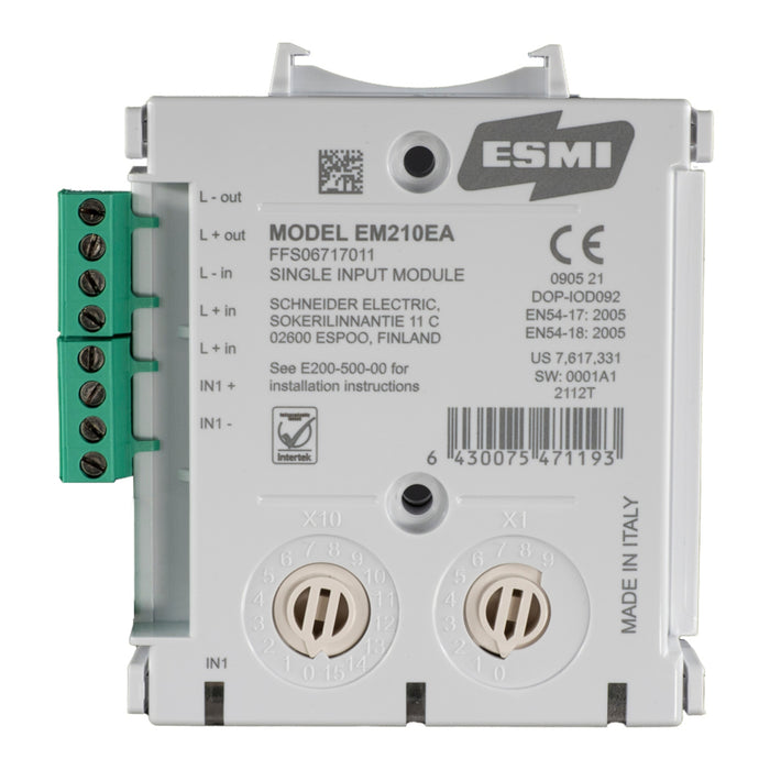 FFS06717011 Single input module, EM210EA, with isolator