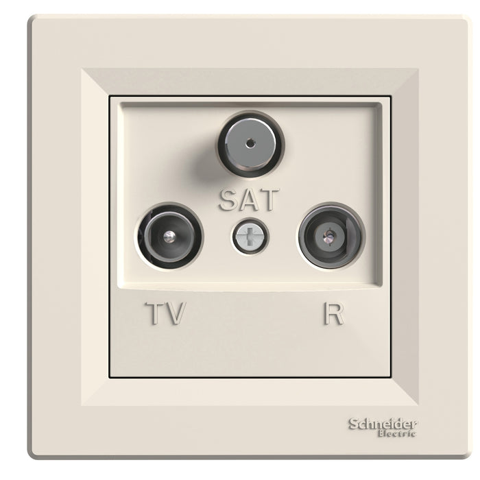 EPH3500323 Asfora, TV-R-SAT intermediate socket, 8dB, cream