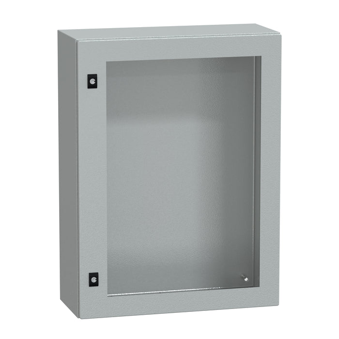 NSYCRN86250T Spacial CRN tspt door w/o mount.plate. H800xW600xD250 IP66 IK08 RAL7035..