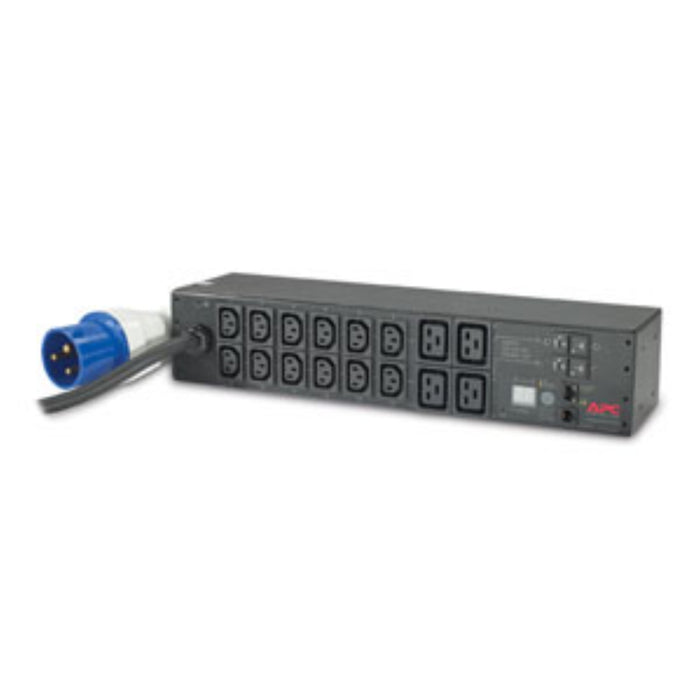 AP7822B APC 	NetShelter Metered Rack PDU, 2U, 1PH, 7.4kW 230V 32A, x12 C13 and x4 C19 outlets, IEC 309 cord