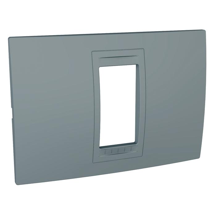 MGU4.101.58 Unica Allegro - cover frame - 1 module - technical grey