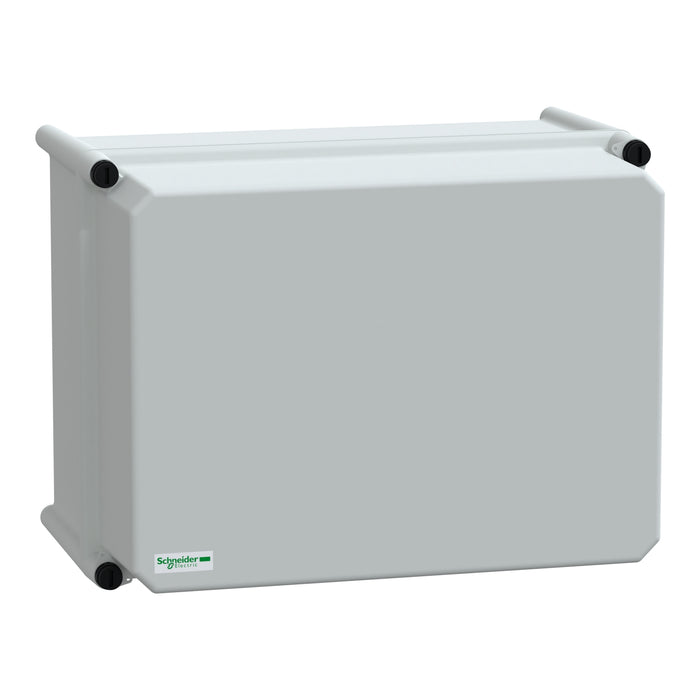 NSYPLSC2736AG PLS box, polyester rear, opaque PC cover IP65 27x36x23cm