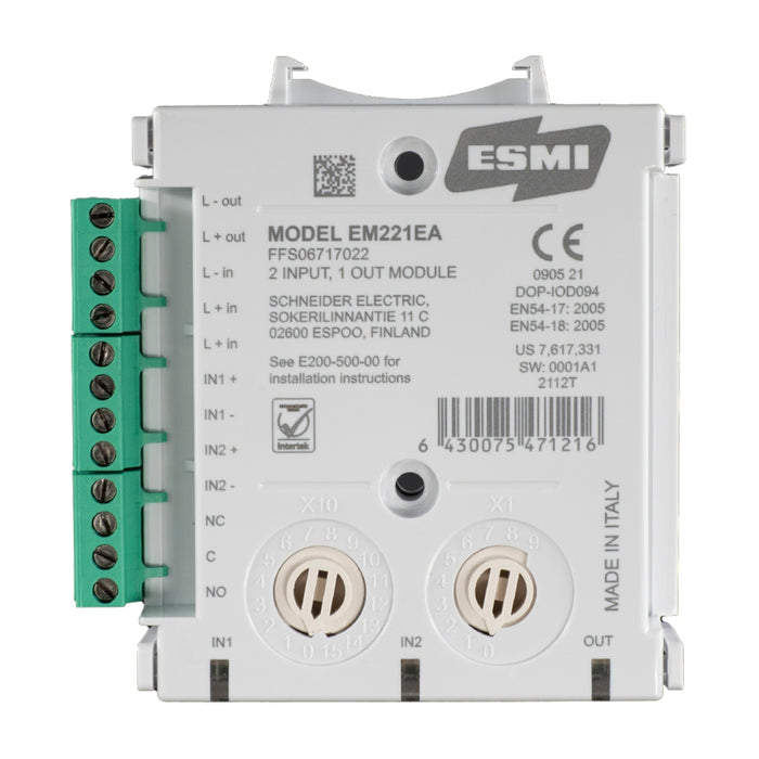 FFS06717022 Dual input - single output module, EM221EA, with isolator